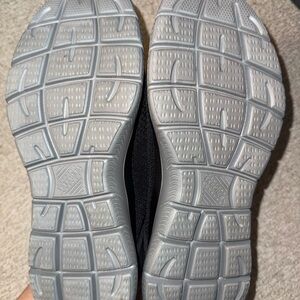 New Balance Gray Textured Sole Shoes. Brand new, slip on. SIZE 9.5 WIDE.